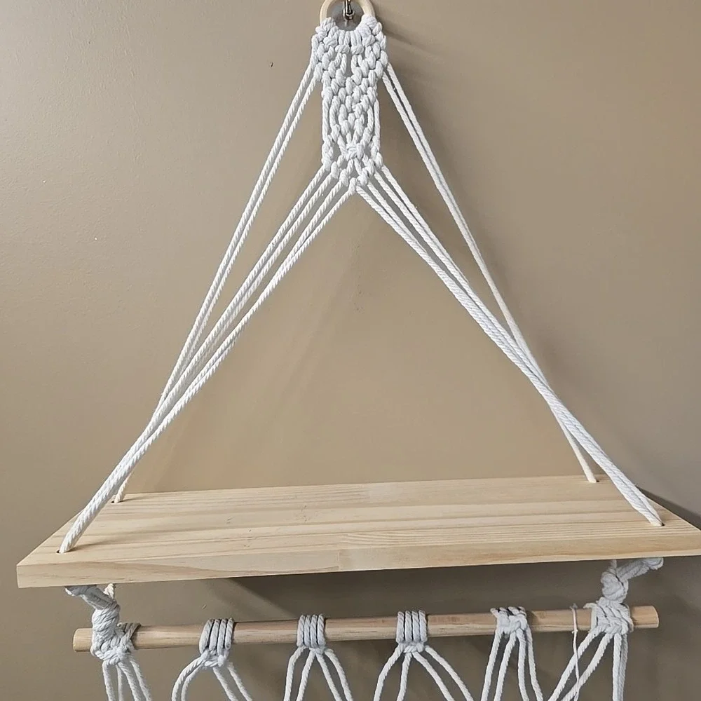 Hairpin‎ Hanging Shelves Boho Wall Shelf for Wedding Craft Room Decoration